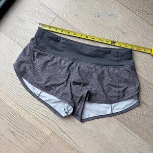Lululemon Speed Shorts Grey